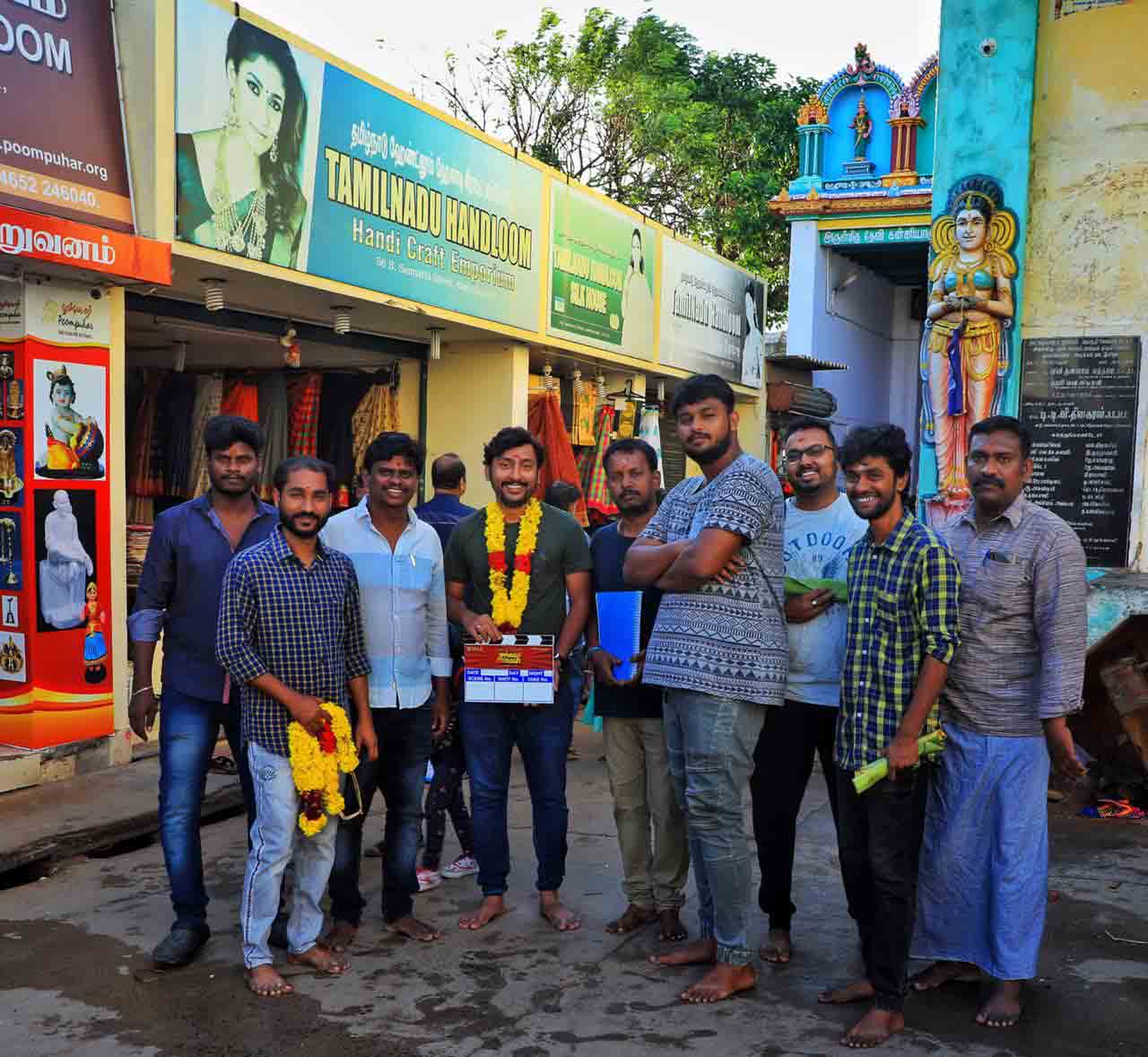 Mookuthi Amman Shooting Spot Stills.