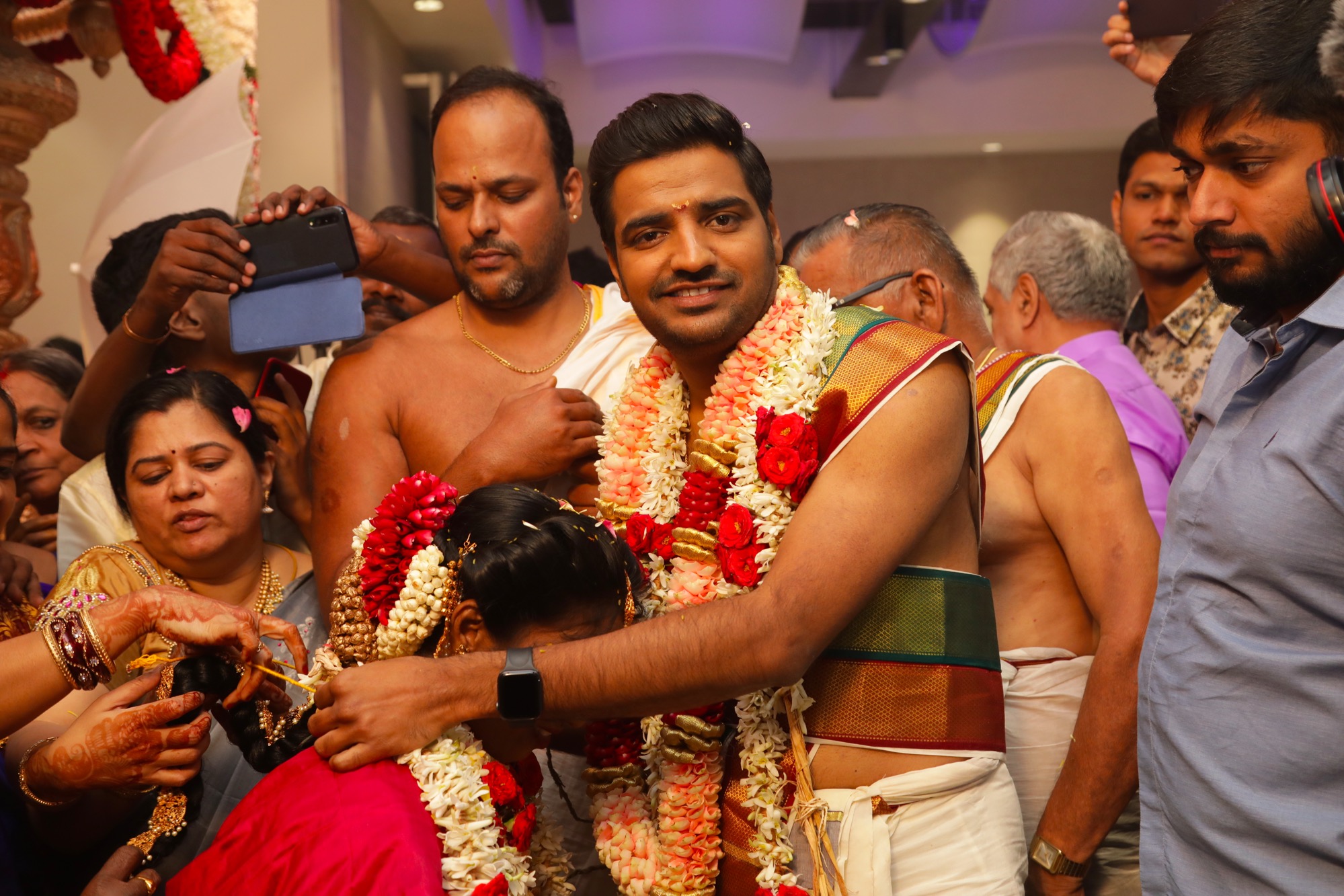 Actor Sathish Marriage Images.