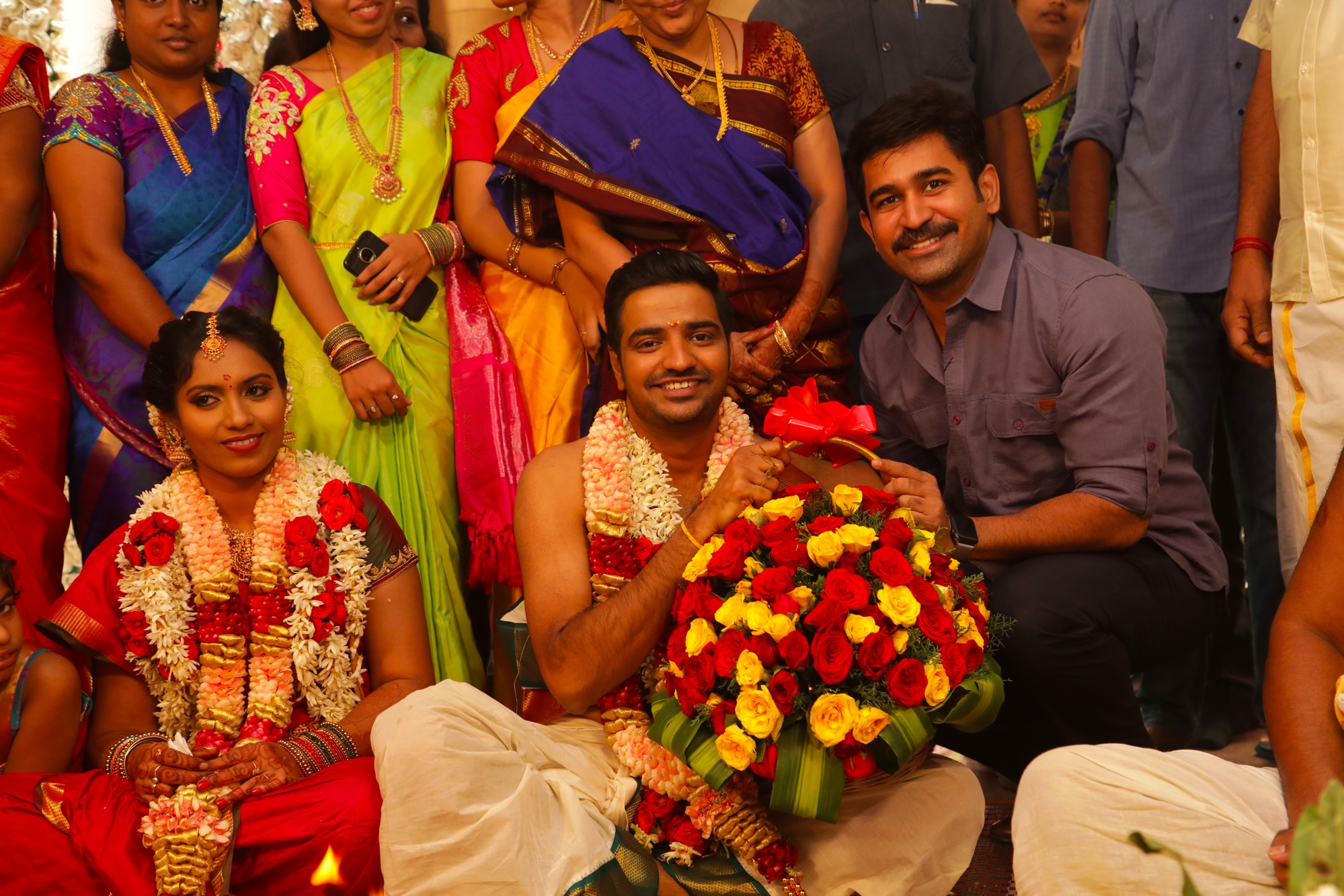 Actor Sathish Marriage Images.