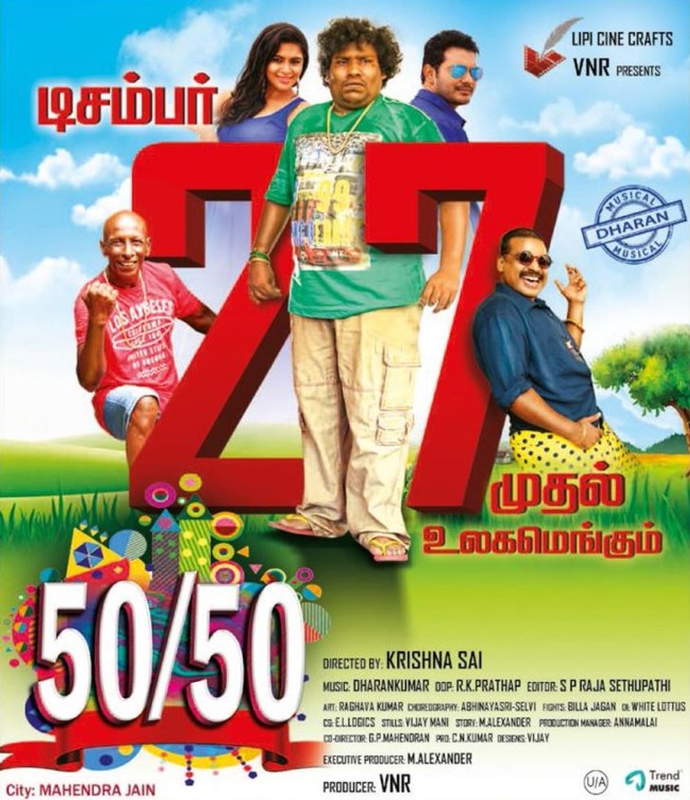 Aalukku Paathi 50-50 Posters.