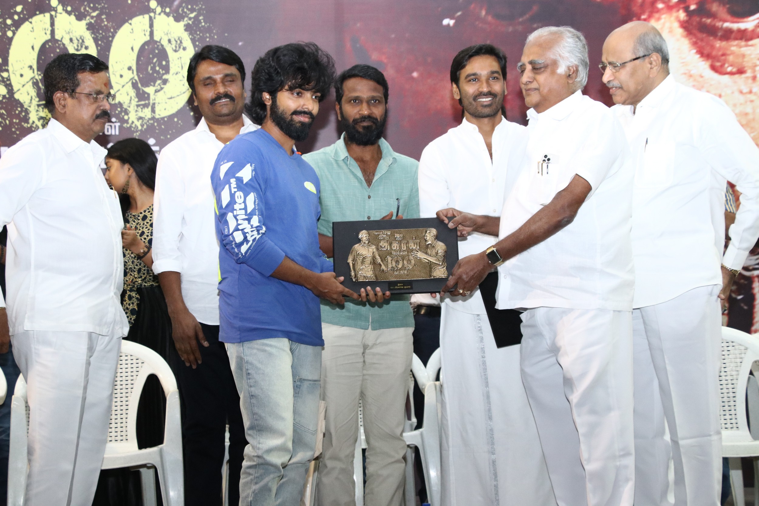 Asuran Success Meet Stills.