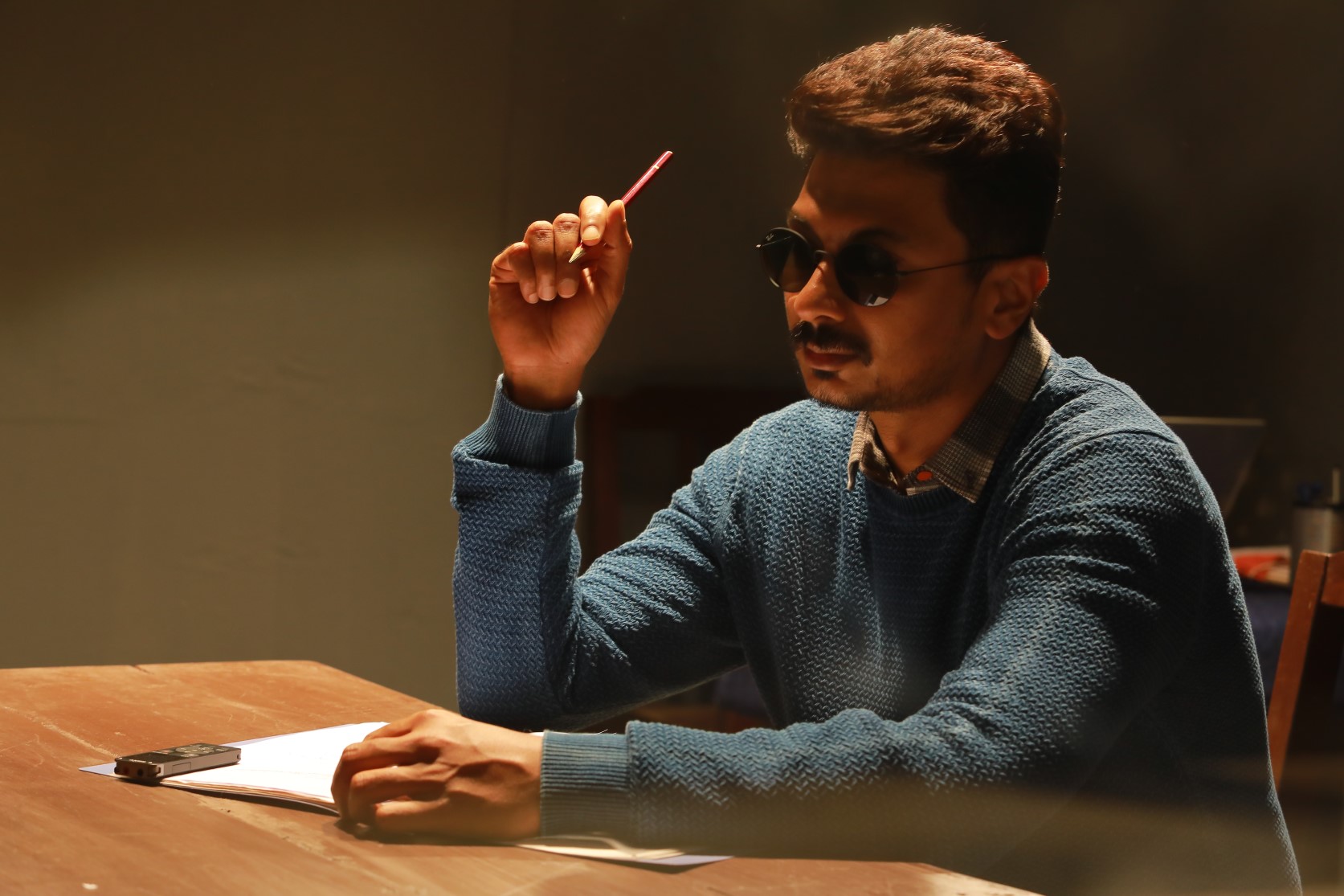 Udhayanidhi Stalin Fresh Stills From \"Psycho\".
