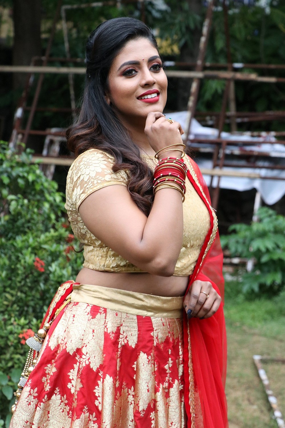 Actress Iniya Cute Stills.