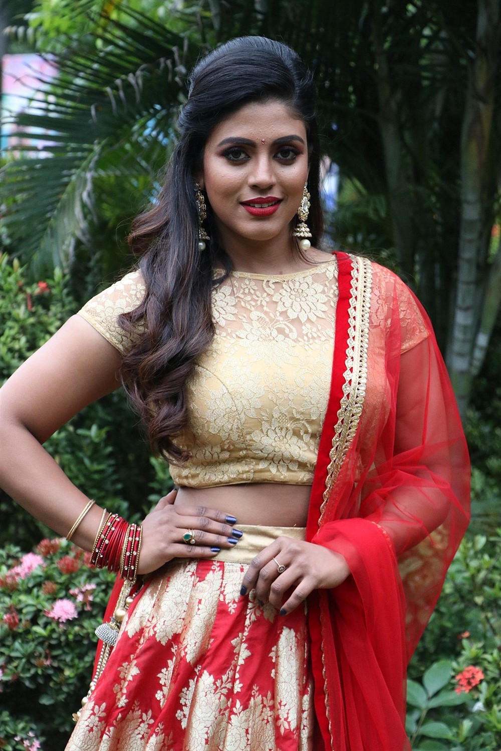 Actress Iniya Cute Stills.