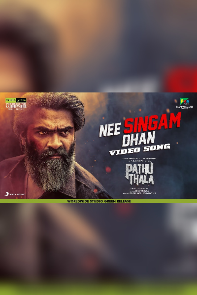 Pathu Thala: Nee Singam Dhan" is a music video featuring Silambarasan TR.