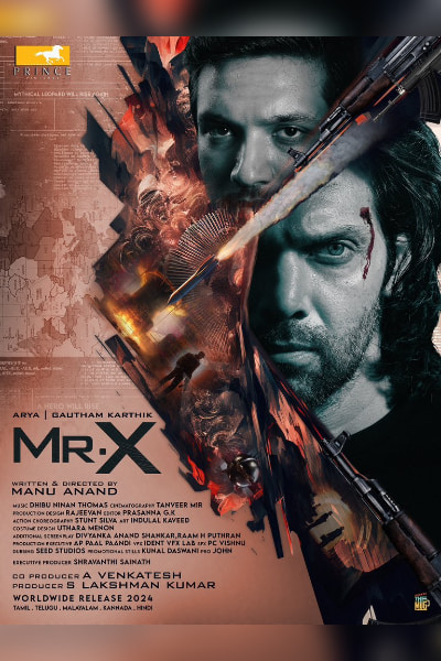 The upcoming movie "Mr. X," starring Arya and Gautham Karthik, will be going to an action drama