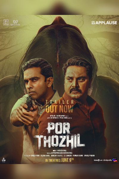The trailer for "Por Thozhil," starring Ashok Selvan and Sarath Kumar, has been released