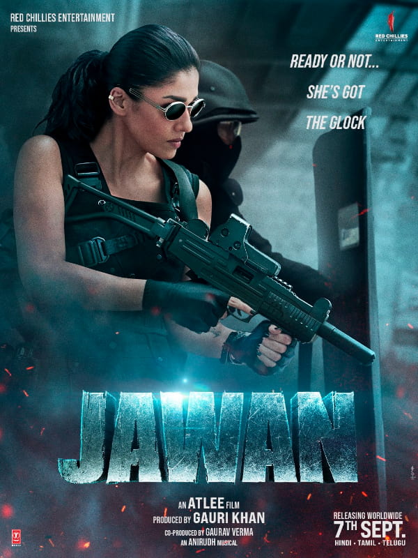 Nayanthara looks fierce in new Jawan poster