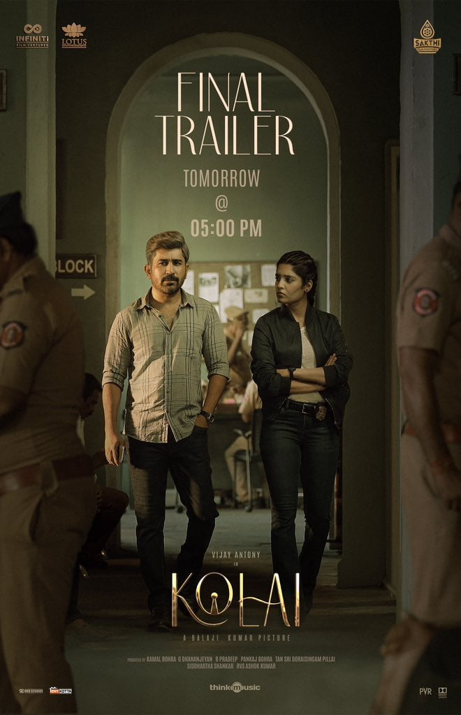 Kolai final trailer out: Vijay Antony and Ritika Singh in an intense investigation thriller