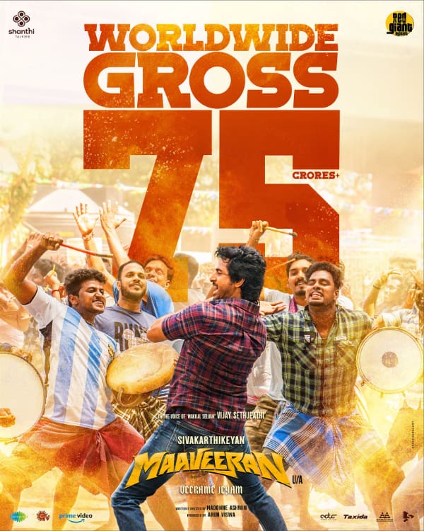 Maaveeran Box Office Collection: Film Crosses Rs. 75 Crore Worldwide