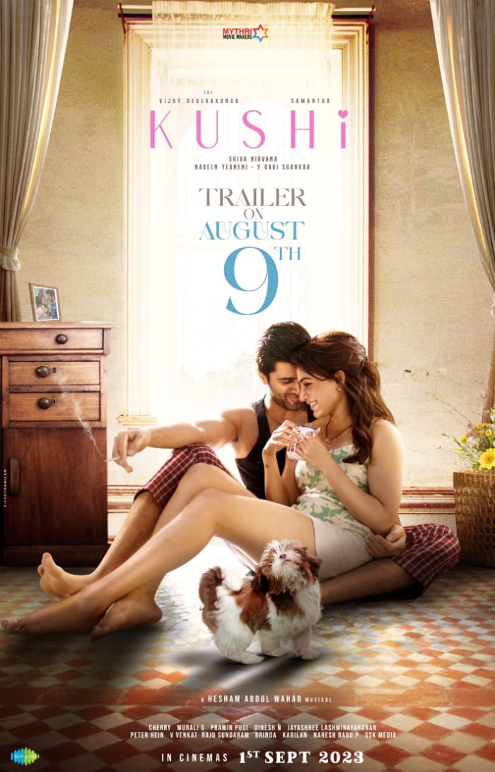 Kushi Trailer going to Out! Check here for the date