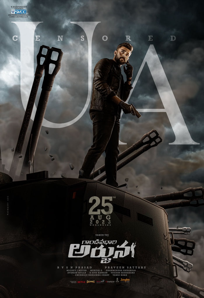 Gandheevadhari Arjuna Gets a U/A Certificate from the Censor Board