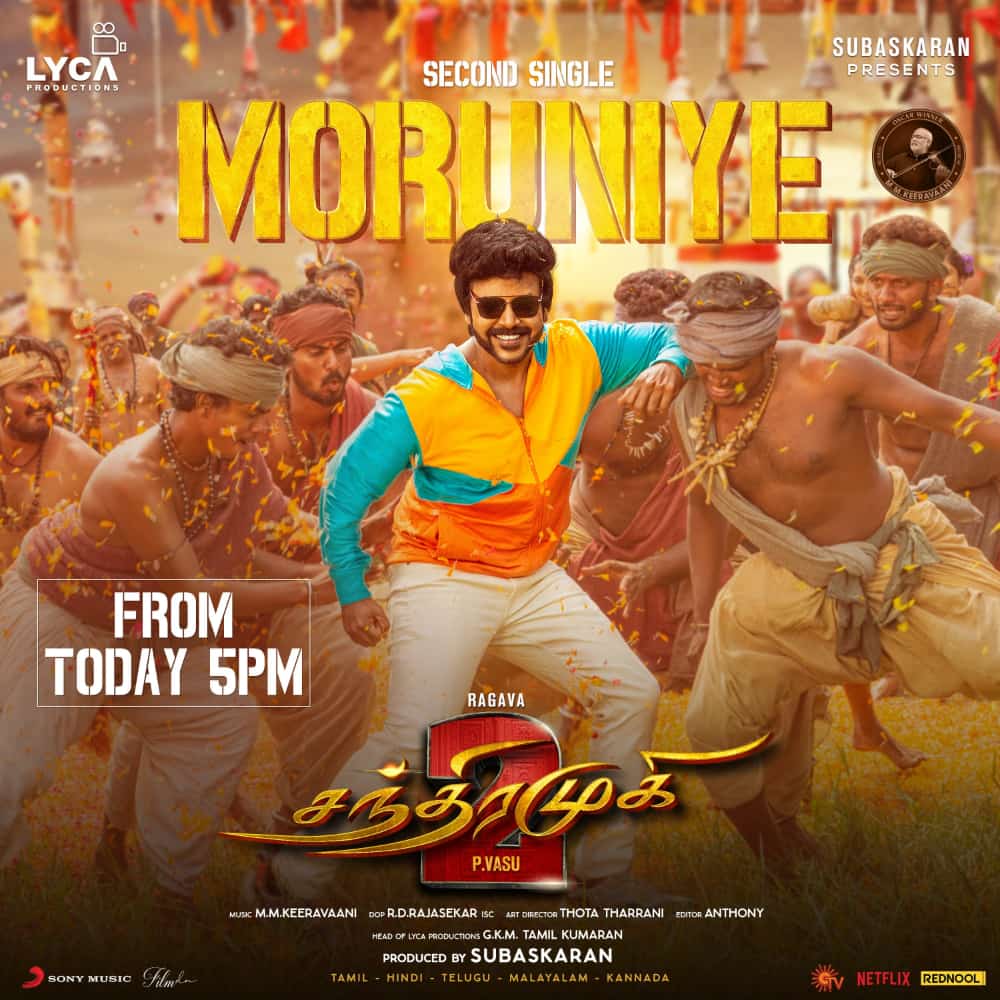 Moruniye: Second Single from Chandramukhi 2 Released