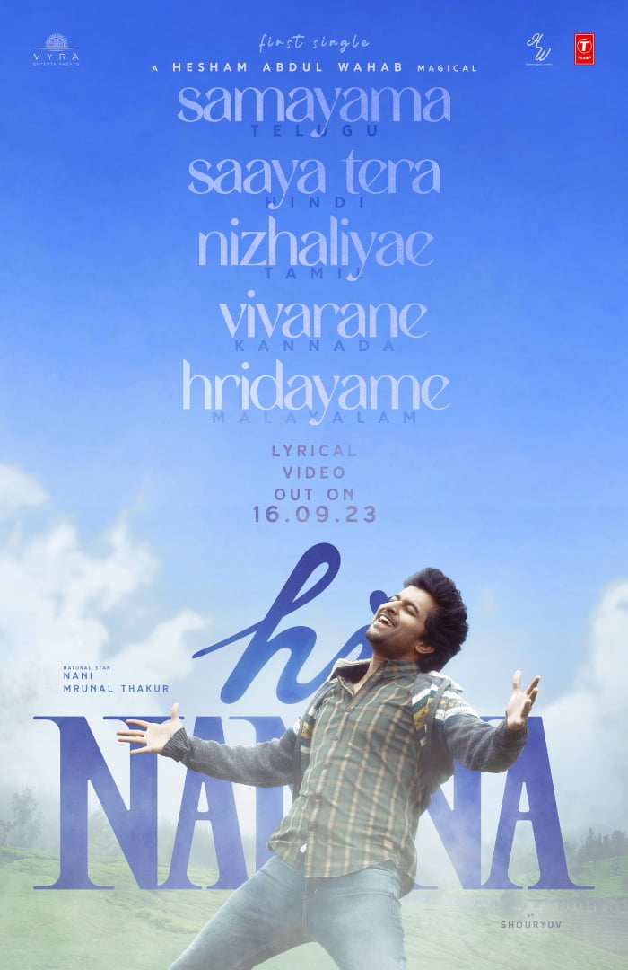 Hi Nanna's first single Samayama to be released soon