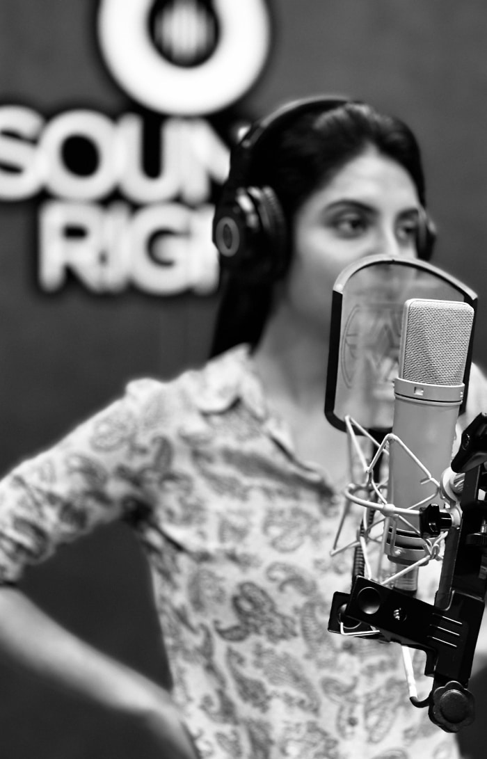 Nivedhithaa Sathish on board for Captain Miller dubbing