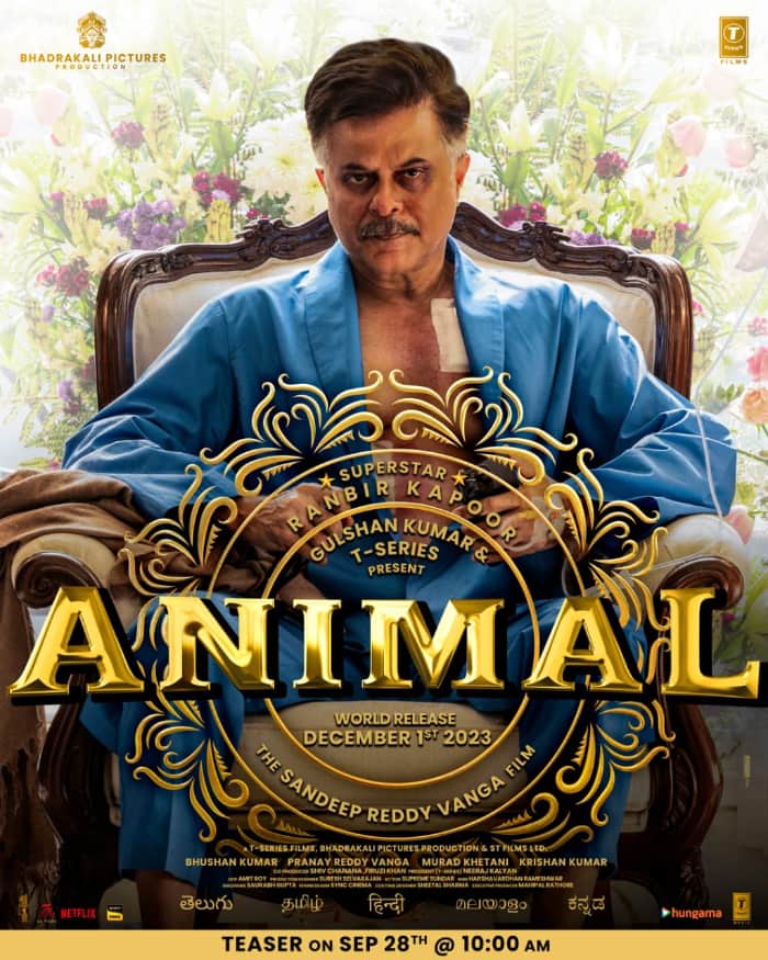 Anil Kapoor's Animal first look poster unveiled