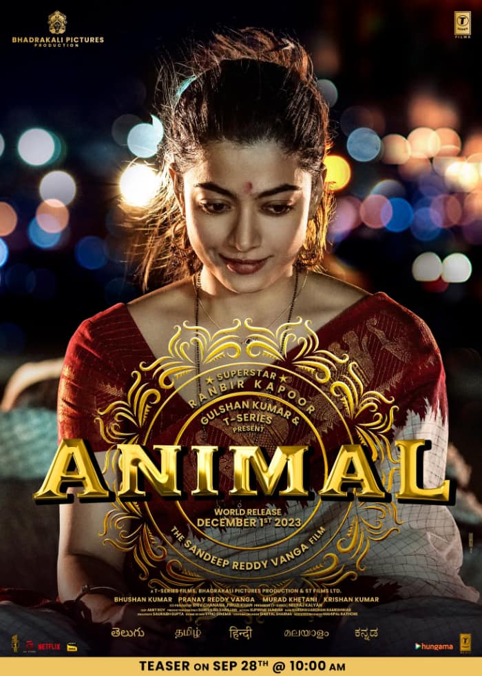 Rashmika Mandanna's stunning new look in Animal revealed