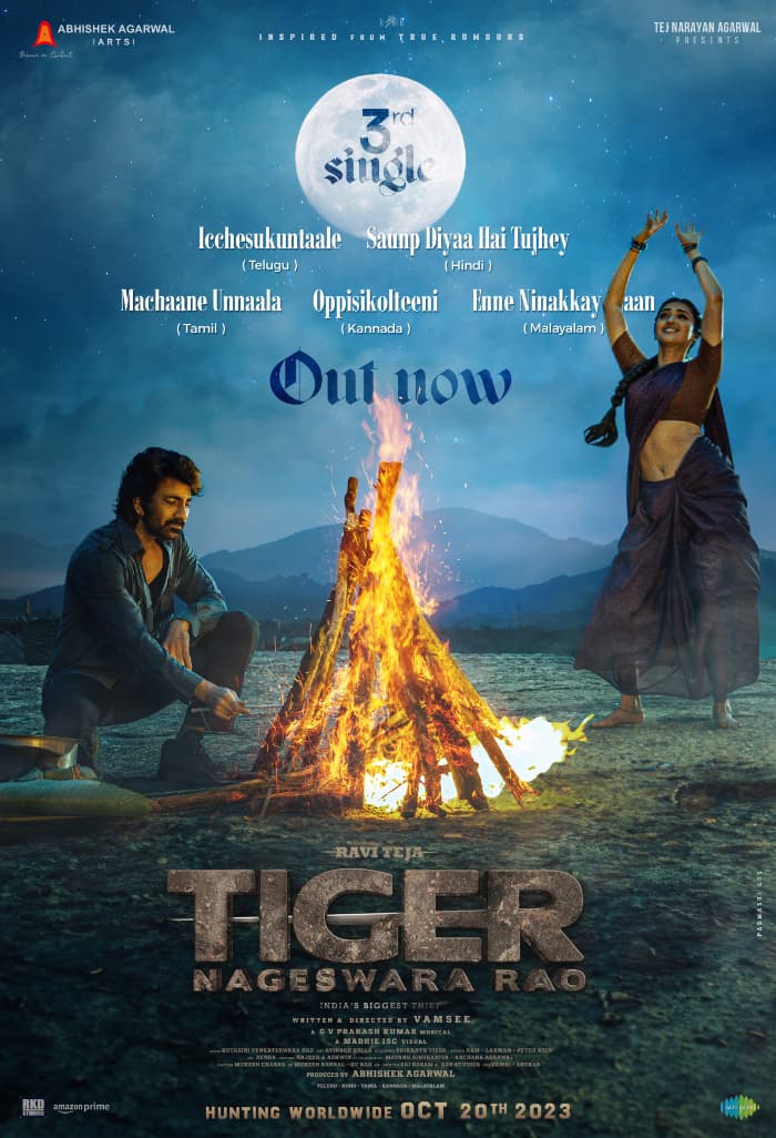 Tiger Nageswara Rao's Third Single Released