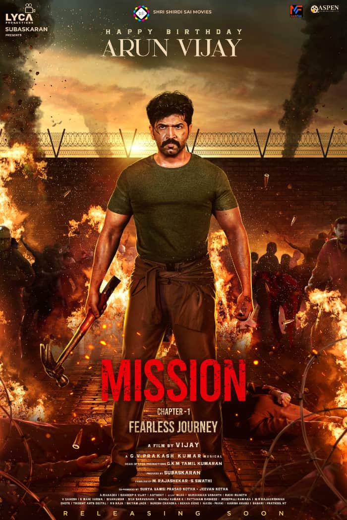 Mission Chapter 1 Released a New Poster for Arun Vijay's Birthday
