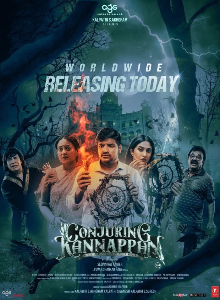 The highly anticipated Tamil comedy horror film,Conjuring Kannappan hits theatres today!