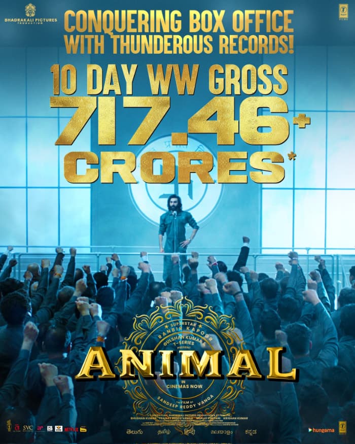 Animal: A Global Box Office Phenomenon, Beats Pathaan's Second Week