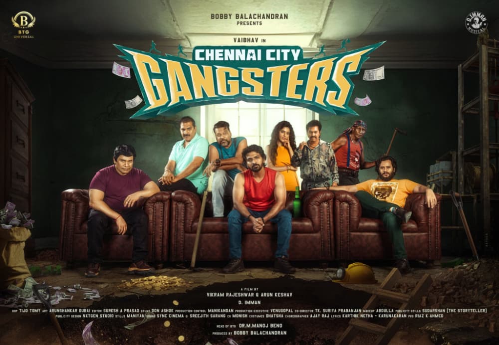 First Look Revealed for Vaibhav Upcoming Film "Chennai City Gangsters