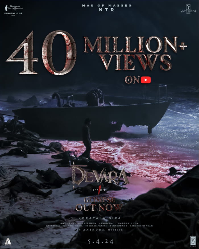 First Look at Jr NTR  Devara Released