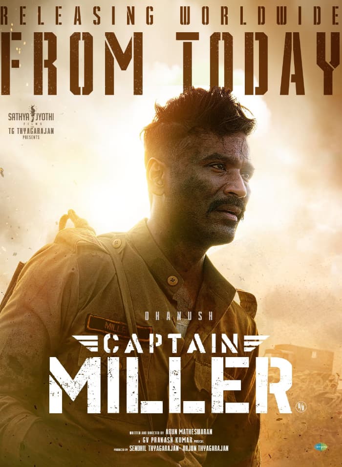 Captain Miller is Now in Theaters and getting Positive Reviews!