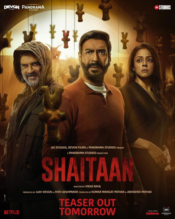 Ajay Devgn “Shaitaan” Teaser releasing tomorrow.