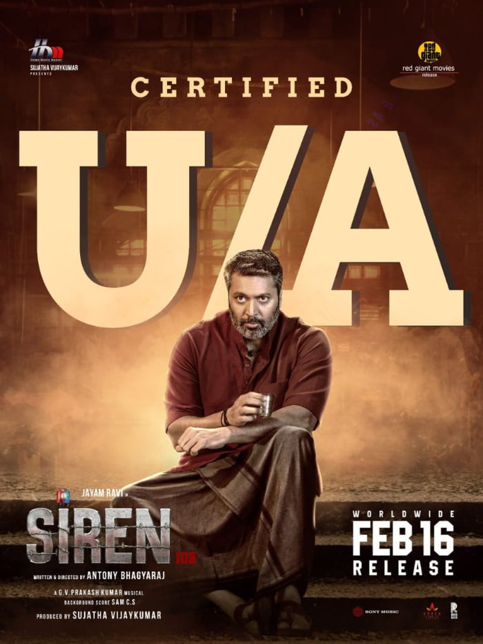 Jayam Ravi Movie 'Siren' Gets Approved by Censorship
