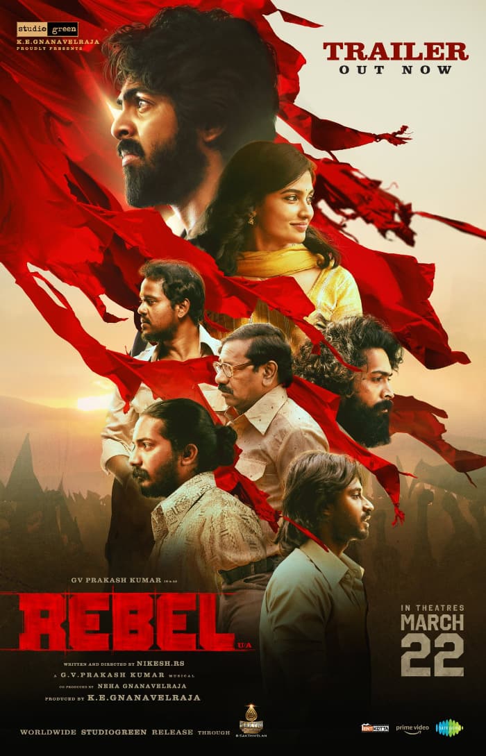 Rebel Trailer: GV Prakash leads the fight for justice for Tamils.