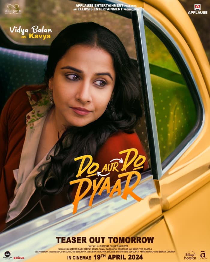 New posters featuring Vidya Balan and Ileana D’Cruz in the movie "Do Aur Do Pyaar" have been released.