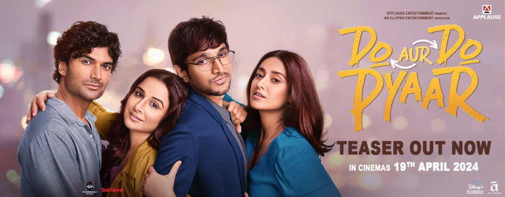 Teaser for Vidya Balan and Ileana D’Cruz's movie "Do Aur Do Pyaar" Released