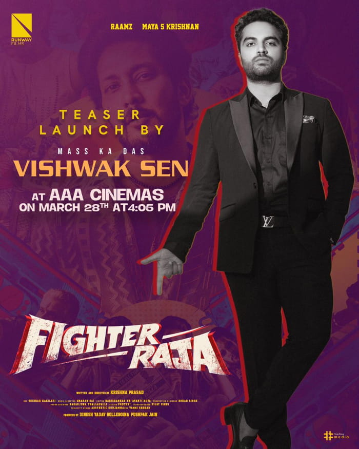 Vishwak Sen will reveal the trailer for "Fighter Raja" on this date.