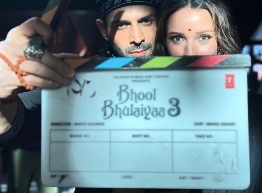 First Round of Filming for Kartik Aaryan and Tripti Dimri "Bhool Bhulaiyaa 3" Completed