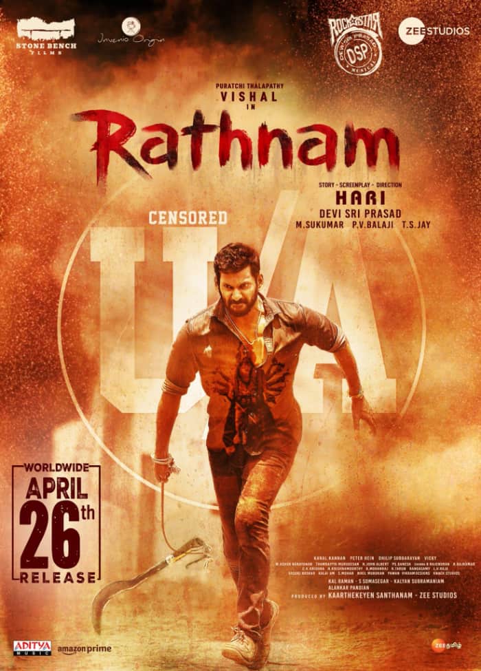Rathnam starring Vishal passes censorship procedures.