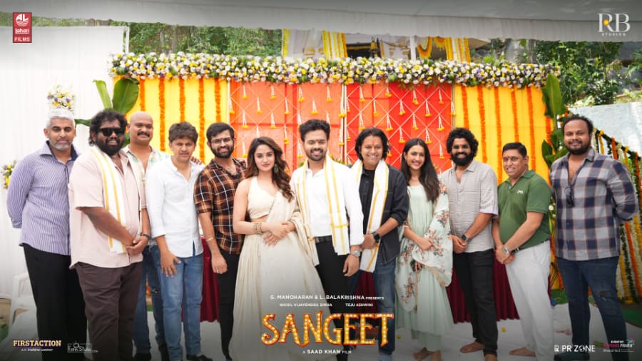 Sangeet, featuring Nikhil Vijayendra Simha, has been launched.