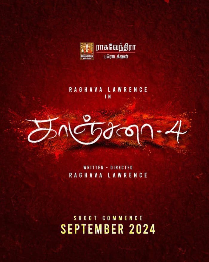 Raghava Lawrence Returns to Horror Genre with 'Kanchana 4' - Filming to Start This Year!