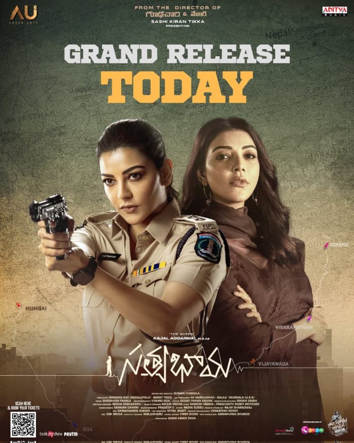 Experience the Intense Theme Song 'Rage of Satyabhama' from the Movie Satyabhama! Grand Releasing Today