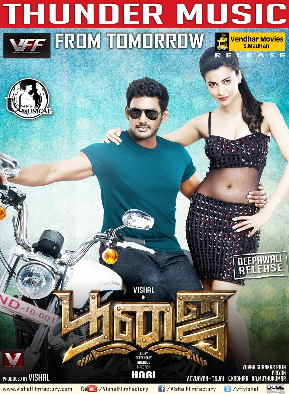 Poojai Movie Stills | Vishal, Shruti Haasan | Hari | Yuvan