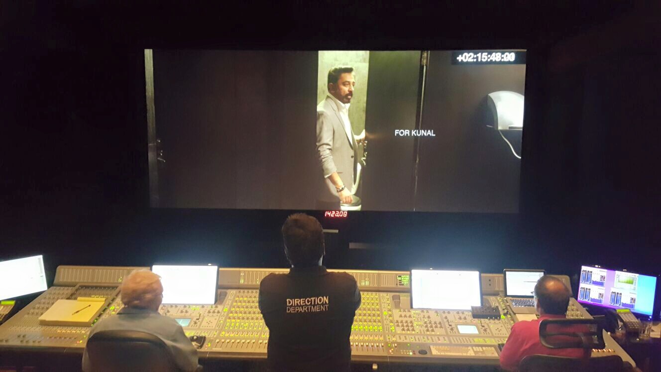 Thoongaavanam / CheekatiRaajyam's Final Mix with Kunal's team of Hollywood Technicians