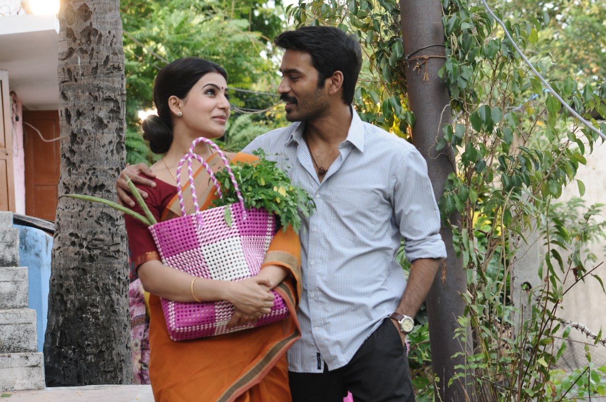 Dhanush, Samantha Stills from Thangamagan