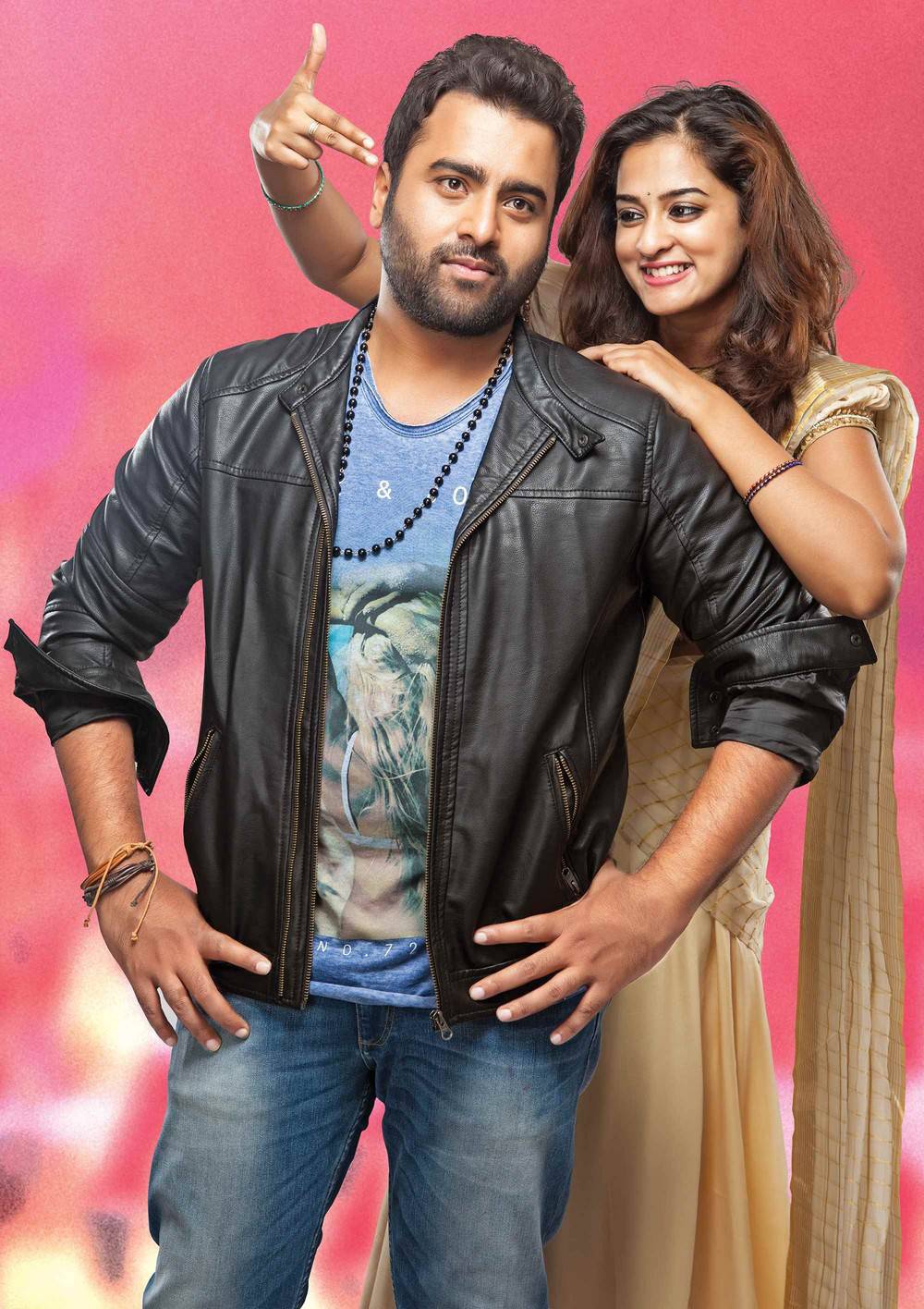 Nara Rohit and Nanditha Raj in Saavitri Telugu Movie