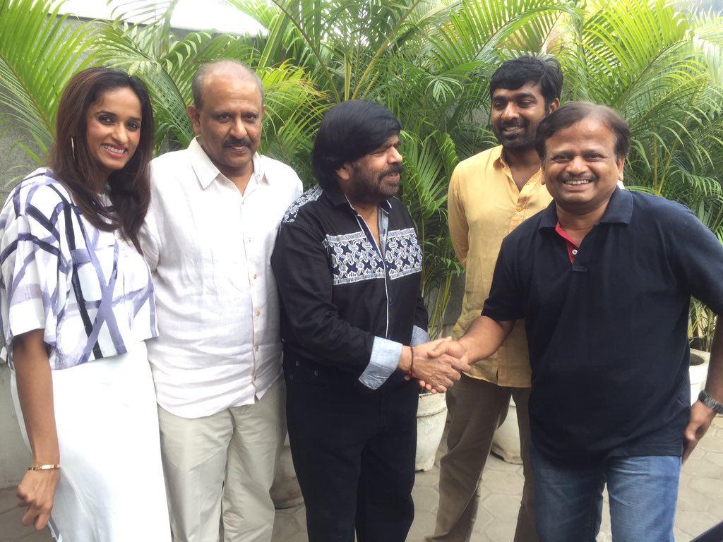 Interesting: K.V.Anand with Vijay Sethupathi & TR