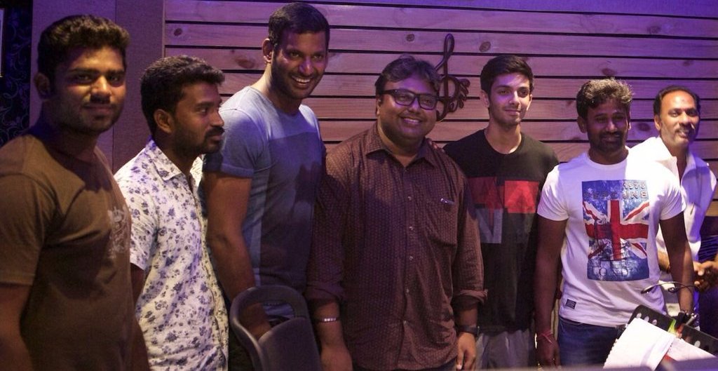 Anirudh croons a song for Vishal’s Marudhu!!!