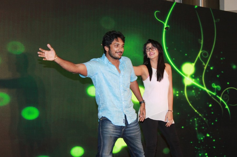 KO 2 music promotion of stills - Nikki Galrani and Sathish
