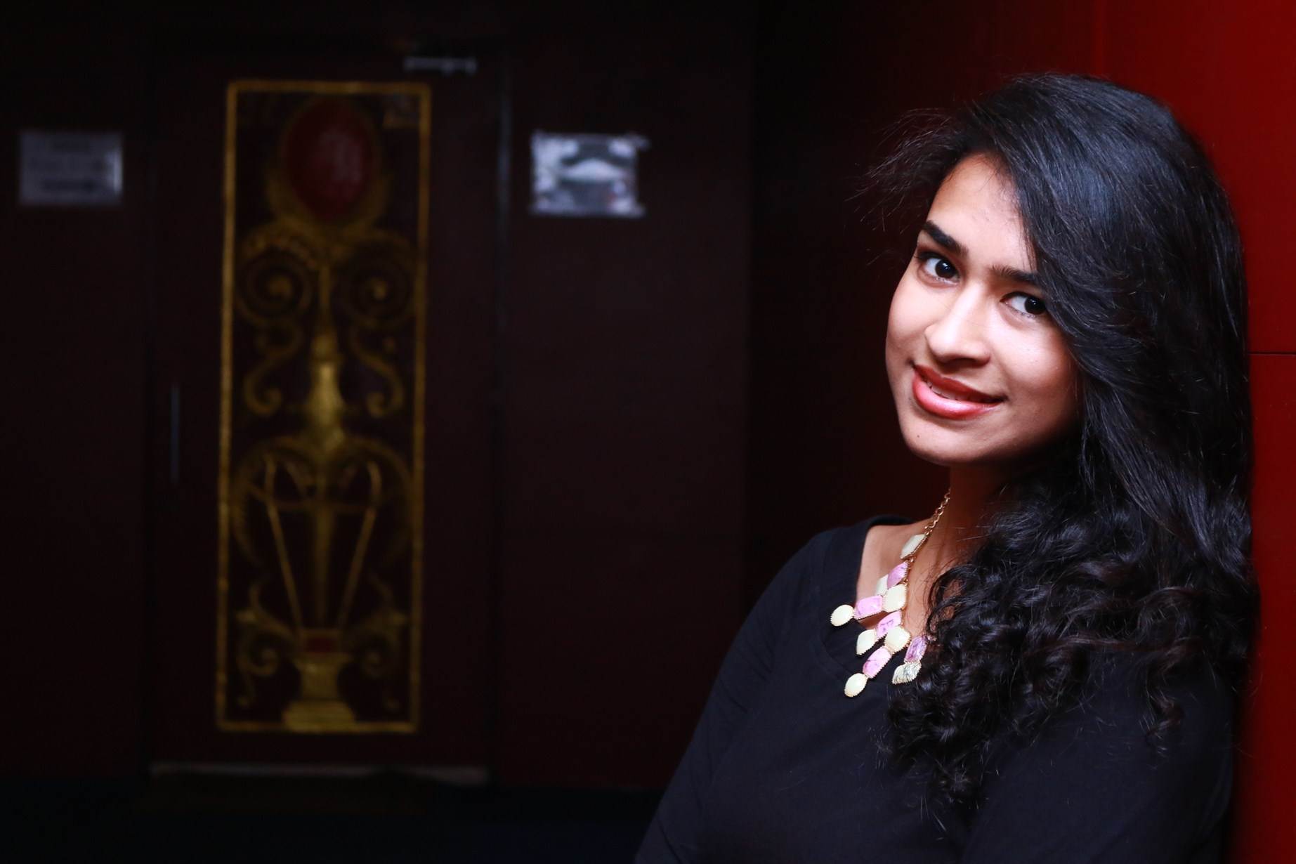 Actress Misha Goshal at Unnodu Ka Audio Launch