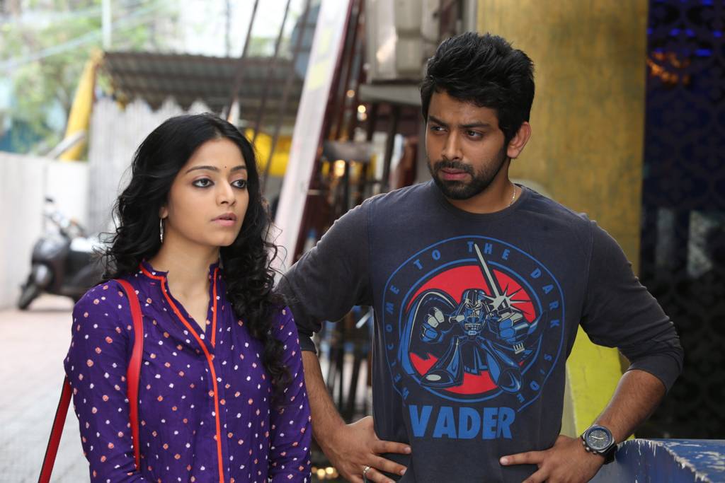 Actor Rameez Raja and Actress Janani Iyer Stills From Vithi Mathi Ulta Movie