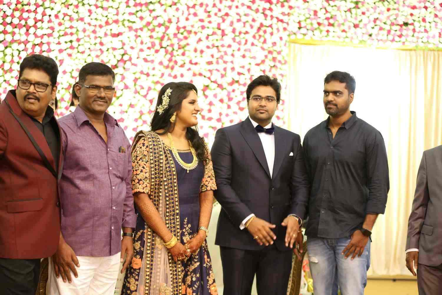 Director K.S.Ravikumar Daughter Marriage Reception Stills