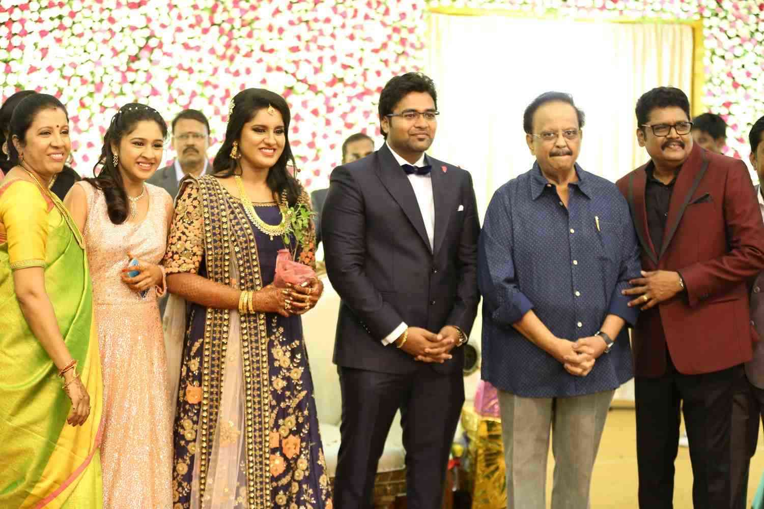 Director K.S.Ravikumar Daughter Marriage Reception Stills